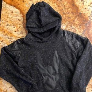 bang bang copenhagen Black Batman Hoodie Sweatshirt